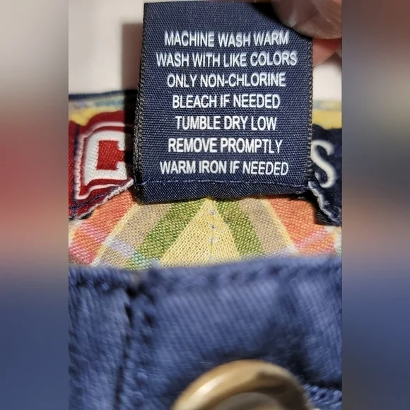 Chaps Boys Navy Blue Dress Pants Size 8 - Picture 8 of 12